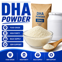 DHA en Polvo 20% Ácidos Grasos Omega 3 Microencapsulados, Aceite de Pescado Extraído con Solvente, Color Amarillo Claro, para Fórmula Infantil y Dietética