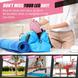 Équipement de fitness pour la maison, poids de <span class=keywords><strong>cheville</strong></span> pour les femmes, entraînement des fessiers, exercices, bandes de résistance avec manchons pour l'entraînement des fesses - Product Image 5