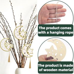 ของตกแต่งต้นไม้รอมฎอน ปราสาทพระจันทร์ ดาว โคมไฟรอมฎอน ของขวัญวันอีด ของตกแต่งโต๊ะ ของตกแต่งแขวนรอมฎอน ปี 2025 - Product Image 4