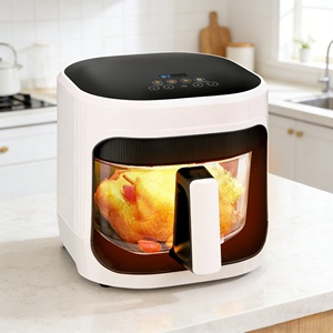 مقلاة هوائية متعددة الوظائف بسعة كبيرة وشفافة لقلي البطاطس وأجنحة الدجاج في المطبخ المنزلي - Product Image 1