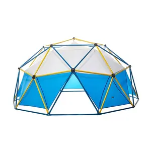 Dome Climber with Tent Outdoor Indoor Use for Kids Jungle Gym Climbing Dome Private Room for Kids