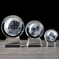 Boîte cadeau avec boule de cristal, cadeau personnalisé pour les fêtes