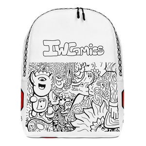 IW Comics # Zaino Minimalista per Studenti 43, Borsa da Viaggio Cartoon, Bagaglio a Mano - Product Image 1