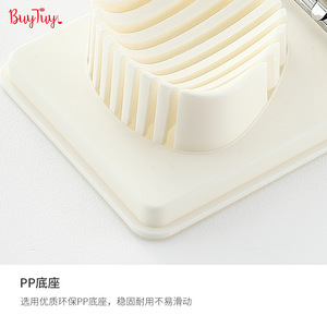 2way Egg Cutter With Dual Blades For Slicing And Dicing Eggs And Vegetables Manual Operation <b>Hand</b> <b>Wash</b> Only - Product Image 2