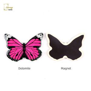 OEM Customizable Personalised butterfly Souvenir Printing Gifted Crafted Ceramic Fridge <strong>Magnet</strong> Sticker Customised - Product Image 2