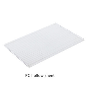 Protection UV toit transparent nid d'abeille 32mm multi-parois creux en <span class=keywords><strong>polycarbonate</strong></span> feuille de soleil Uv <span class=keywords><strong>Polycarbonate</strong></span> <span class=keywords><strong>pour</strong></span> <span class=keywords><strong>serre</strong></span> - Product Image 2
