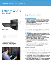 Module d'alimentation UPS en rack/tour 2U 2200VA 2200kW monophasé avec batterie au plomb pour 9PX2200IRT2U