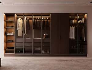 Manufacturer Customized Bedroom Wardrobe Closet Modern Wooden Wardrobe Room Cabinets Kitchen Cabinet Ready to Assemble - Product Image 5