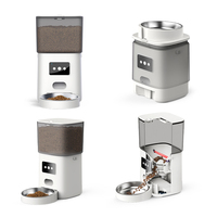 Alimentador automático para mascotas, dispensador de Comida inteligente para perros, Control por aplicación tuya, medianos y pequeños