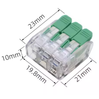 Bornier rapide standard américain OJ-14.1kg fente en matériau de cuivre presse filetée sans vis enfichable 2 2 bornes borne à sertir