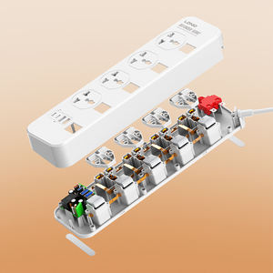 Protector de Sobrecarga LDNIO SC4408C, Regleta de Enchufes Múltiples con Puerto USB, 2500W - Product Image 6