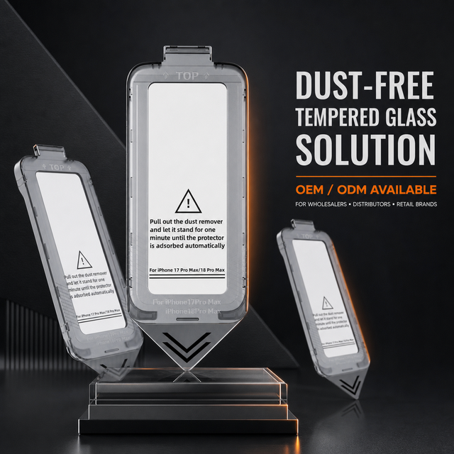 Screen Protector With Installation Kit iPhone HD Privacy Dust Free Tempered Glass 9H CSG Wholesale MOQ 50