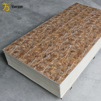 Fabricant Linyi, plaque de marbre UV 1220*2440*3mm, facile à installer, convient pour le salon