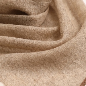 Sciarpe e Scialli da <span class=keywords><strong>Donna</strong></span> in <span class=keywords><strong>Cashmere</strong></span> 100% Tinta Unita con Frange Corte, Hijab Istantaneo di Design - Product Image 6