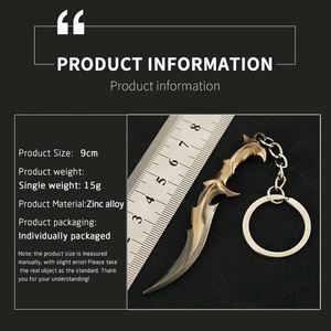 Ingrosso Portachiavi Valorant Personalizzato Portachiavi Pistola Portachiavi 3D Modello Arma Coltello abbandonato - Product Image 6