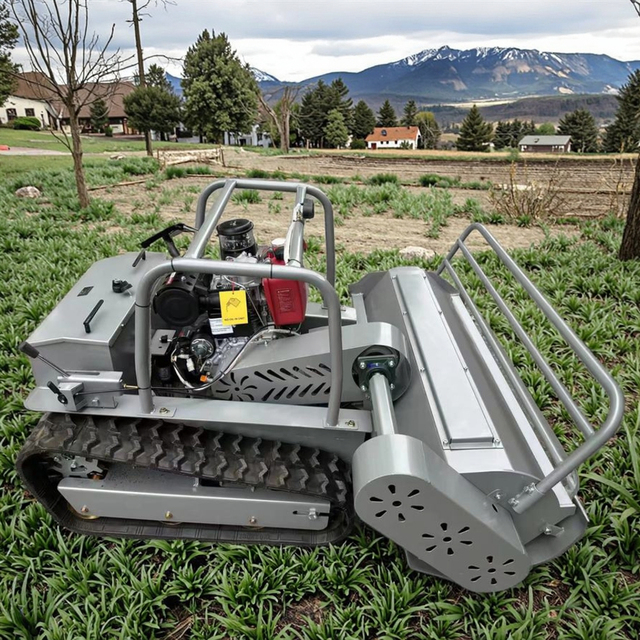 New Products Flail Mulcher Remote Control Lawn Mower