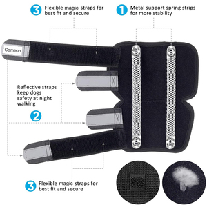 ผ้าพันขาสำหรับสุนัขขนาดเล็กและขนาดใหญ่ ช่วยพยุงขาหลัง บรรเทาอาการปวดข้อขาหลัง ช่วยพยุงข้อเท้าสัตว์เลี้ยง - Product Image 4