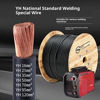 Hochleistungs-YH-Schweißkabel 16mm 25mm 35mm 50mm 70mm Flexibler Kupferleiter für Lichtbogenschweißgeräte