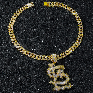 Collar con Colgante de Letras Superpuestas de Aleación Estilo Hiphop, Collares Personalizados para Hombre, Joyería de Moda al por Mayor - Product Image 4