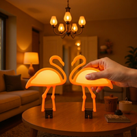 Enseigne lumineuse LED néon Flamant rose personnalisée, Décoration murale USB à intensité variable pour chambre, fête, maison, Cadeau unique et personnalisé