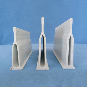 Vigas triangulares de alta resistencia Frp Fibra de vidrio Vigas de piso Cerdos Perfiles de pultrusión Frp de estiércol con fugas - Product Image 5