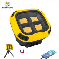 Lampe de travail LED portable Bright Bird, magnétique, COB, extérieure, rotation à 360 degrés, crochet multifonctionnel, camping, bureau, utilisation, indice de protection IP44