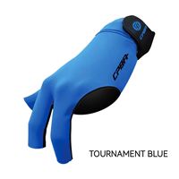 Haute qualité CPBA gant doigt ouvert gant de billard S/M/L/XL main gauche cinq couleurs billard billard piscine gants accessoires