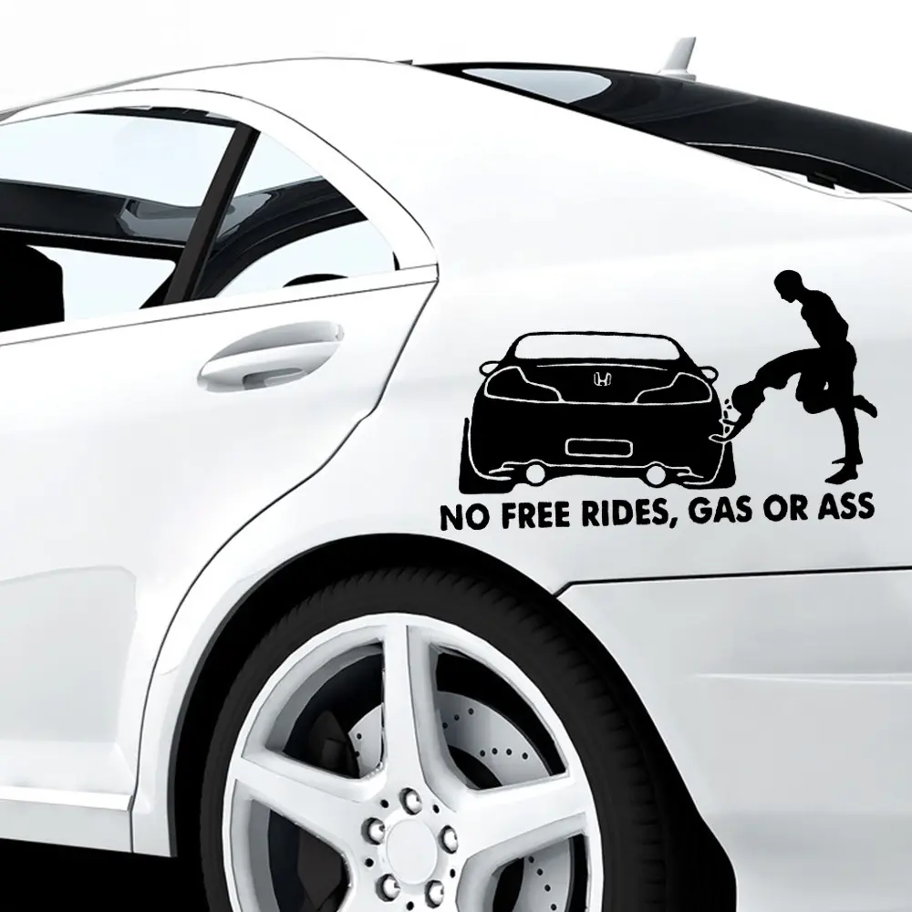 Забавная Байкерская наклейка для автомобиля, наклейка на окно автомобиля, водонепроницаемая съемная декоративная наклейка для автомобильного стайлинга, декоративные наклейки из ПВХ