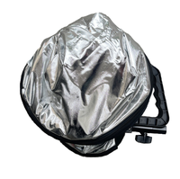 Cadre en acier inoxydable panneau lumineux souple photographie réflecteur de lumière poignée drapeau réflecteur Nylon panneau de diffuseur écran de drapeau en métal