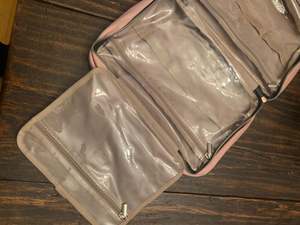 Large Capacity Custom Makeup <b>Wash</b> <b>Bag</b> Water-Resistant Material <b>Hanging</b> Design for <b>Women</b>"s Travel Toiletry Cosmetic Storage - Product Image 6