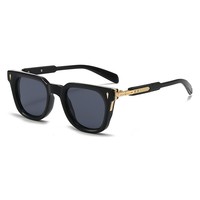 Gafas de Sol Polarizadas de Moda Vintage de Alta Calidad con Logotipo Personalizado, Montura Retro Grande, Protección UV400 para Hombre