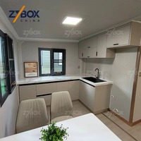 Maisonnette préfabriquée moderne de luxe extensible en conteneur de 20 pieds ou 40 pieds, type « Granny Flat », 2 chambres, pour les marchés des États-Unis, d'Australie et du Canada