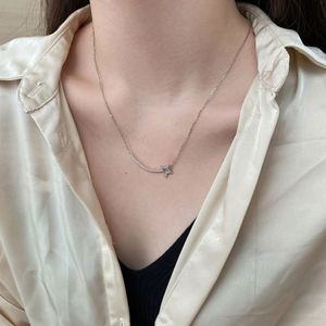 Collier en argent sterling 925 Dylam avec zircon cubique, bijoux pour petites filles, adolescentes et femmes, collier à maillons délicats - Product Image 2