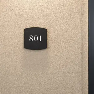 Hotel Room Number Sign Door Number Plaque Sign Letter