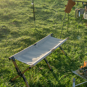 <b>Outdoor</b> Foldable Portable 2-Person Aluminum Steel Frame 600D Oxford Lightweight Camping <b>Stool</b> Double Seat for All Seasons WD-ST0 - Product Image 5