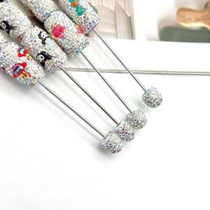 Bolígrafo de Cuentas con Incrustaciones de Diamantes de Imitación, Serie de Animales Lindos, Ecológico, de Plástico, Novedad 2025, Regalo Personalizado para Estudiantes - Product Image 2