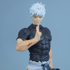 Statuetta Anime Jujutsu Kaisen 23CM con 3 Teste Intercambiabili di Gojo Satoru, Nuova Figurina Manga in PVC, Giocattolo da Collezione - Product Image 2