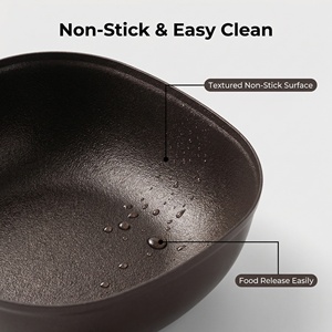 <span class=keywords><strong>Wok</strong></span> Chino Cuadrado de 25 cm, de Acero al Carbono, Forjado a Mano, Antiadherente, para Cocina, Venta al Por Mayor de Fábrica, OEM - Product Image 5