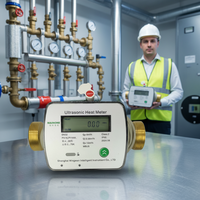 Compteur de chaleur ultrasonique DN32 avec M-bus, RS485, LORAWAN, 4G et NB-IoT, compteur BTU applicable aux projets de mesure de la chaleur