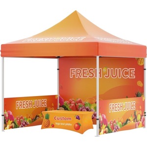 <span class=keywords><strong>Tente</strong></span> pliante pour événements publicitaires en plein air avec impression de logo personnalisé, <span class=keywords><strong>tente</strong></span> en Oxford 600D, cadre en aluminium pour salon professionnel - Product Image 1