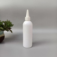 Fabrication Bouteille d'emballage d'huile à cheveux ronde personnalisée en PEHD de 60ml Bouteille à presser avec bouchon à embout de 100ml Bouteilles en plastique de 150ml