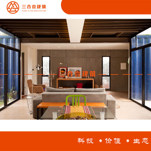 บ้านคอนเทนเนอร์สถาปัตยกรรมสาม-ใน-หนึ่ง รูปทรงสี่เหลี่ยมผืนผ้า ดีไซน์ทันสมัย สำหรับอยู่อาศัย รีสอร์ทกลางแจ้ง - Product Image 2