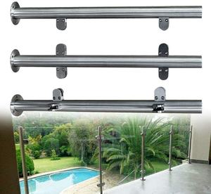 Rail <span class=keywords><strong>de</strong></span> <span class=keywords><strong>Balustrade</strong></span> en acier inoxydable, accessoires <span class=keywords><strong>de</strong></span> quincaillerie, poteau <span class=keywords><strong>de</strong></span> glaçage des escaliers, clôture <span class=keywords><strong>de</strong></span> <span class=keywords><strong>jardin</strong></span>, balancier <span class=keywords><strong>de</strong></span> protection en verre - Product Image 1