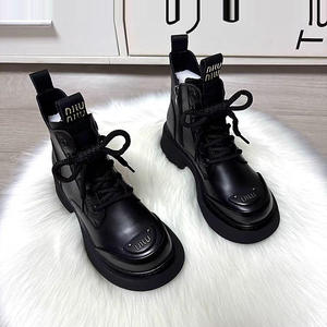 Bottines <span class=keywords><strong>Martin</strong></span> britanniques pour femmes, nouvelle collection 2026, semelle épaisse, bottes hautes d'automne et d'hiver, bottes courtes tendance - Product Image 6