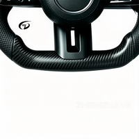 Volant en fibre de carbone mate personnalisé de qualité supérieure, compatible avec les assemblages Mercedes-Benz W223 W204 W205 809 AMG Classe E