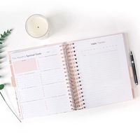 Carnet de prière chrétien personnalisé en spirale format B5 pour cadeaux d'encouragement chrétien pour femmes