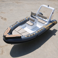 Bateau pneumatique rigide RIB 550C avec tube en Hypalon pour la pêche et les loisirs