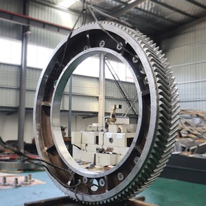 Không tiêu chuẩn tùy chỉnh nhiệm vụ nặng nề mô-đun lớn hợp kim thép phân khúc đúc xương cá răng đôi xoắn ốc thúc đẩy bánh răng - Product Image 1