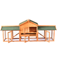 Maisonnette Moderne en Bois pour Animaux de Compagnie, Respirante et Imperméable, Idéale pour Lapins, Petits Animaux, Poulets, Canards - Écologique