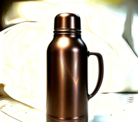 Pigment en paillettes d'aluminium métallisé irisé holographique laser marron café pour revêtement décoratif extérieur de thermos et de verrerie
